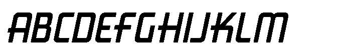 Privilege Sign Four JNL Oblique Font UPPERCASE