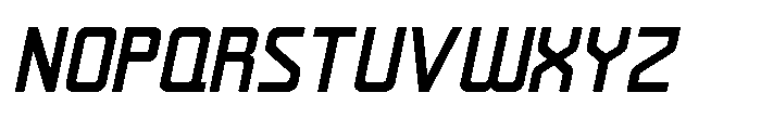 Privilege Sign Four JNL Oblique Font UPPERCASE