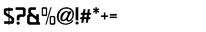 Privilege Sign Four JNL Regular Font OTHER CHARS