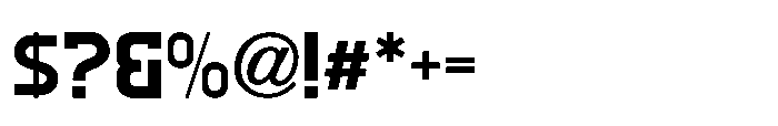 Privilege Sign Three JNL Regular Font OTHER CHARS