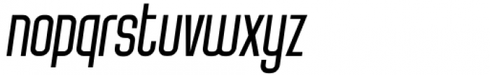 Pro League 2020 Light Condensed Italic Font LOWERCASE
