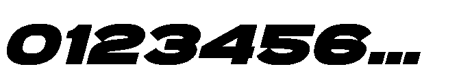 Pro Rized Bold Italic Font OTHER CHARS