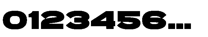 Pro Rized Bold Font OTHER CHARS
