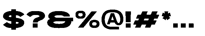 Pro Rized Regular Font OTHER CHARS