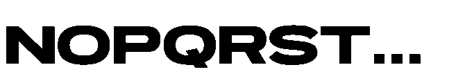 Pro Rized Regular Font LOWERCASE