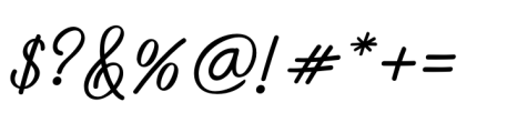 Pro Smile Font OTHER CHARS