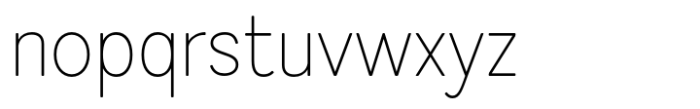 Pro Sotan Thin Font LOWERCASE