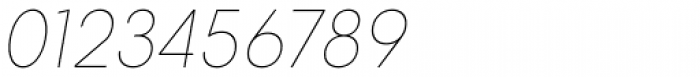 Proba Pro Thin Italic Font OTHER CHARS