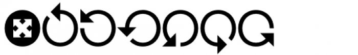 Probeta Arrows Bold Font LOWERCASE