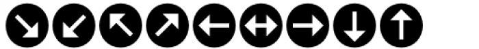 Probeta Arrows Regular Font LOWERCASE