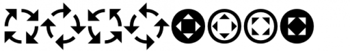Probeta Arrows Semi Bold Font OTHER CHARS