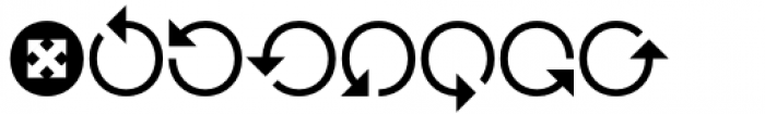 Probeta Arrows Semi Bold Font LOWERCASE
