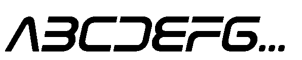 Procaro Italic Font UPPERCASE