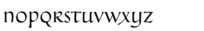 Proconsular Regular Font LOWERCASE