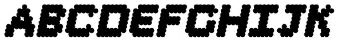 Procyon Fat Italic Font UPPERCASE
