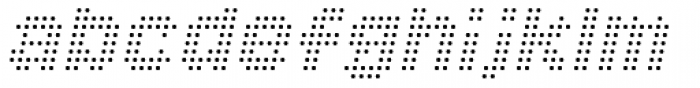 Procyon Italic Font LOWERCASE