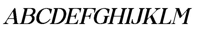Prodes Italic Font UPPERCASE