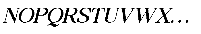 Prodes Italic Font UPPERCASE