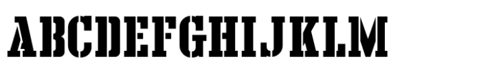 Production Stencil JNL Regular FONT
