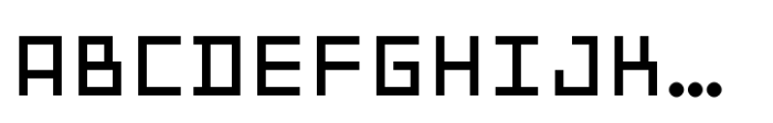 Prog Mono Fusion Font UPPERCASE