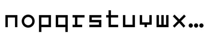 Prog Mono Fusion Font LOWERCASE