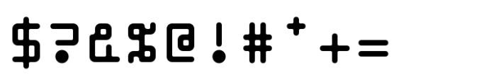 Prog Mono Radius Font OTHER CHARS