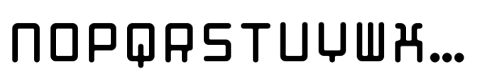 Prog Mono Radius Font UPPERCASE