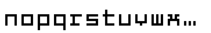 Prog Mono Square Font LOWERCASE
