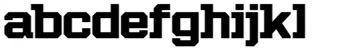 Project Fairfax Full Font LOWERCASE