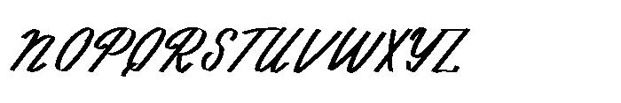 Projector Beam Cyrillic Script Font UPPERCASE