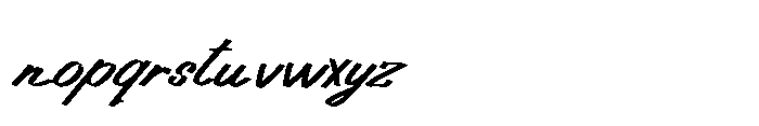 Projector Beam Cyrillic Script Font LOWERCASE