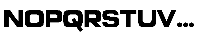 Prolinea Bold Font UPPERCASE