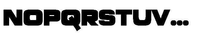 Prolinea Extra Black Font UPPERCASE
