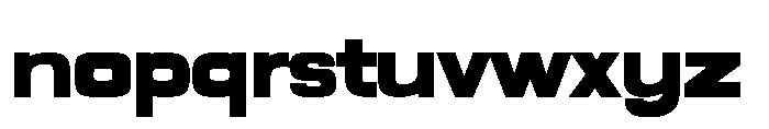 Prolinea Extra Bold Font LOWERCASE
