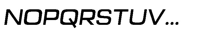 Prolinea Italic Font UPPERCASE
