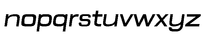 Prolinea Italic Font LOWERCASE