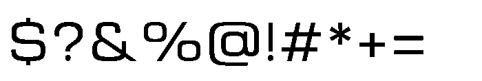 Prolinea Light Font OTHER CHARS