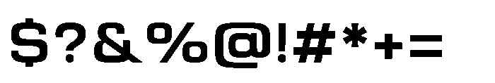 Prolinea Medium Font OTHER CHARS