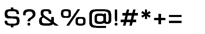 Prolinea Regular Font OTHER CHARS