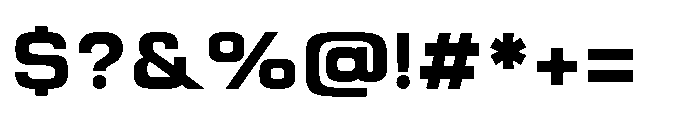 Prolinea Semi Bold Font OTHER CHARS