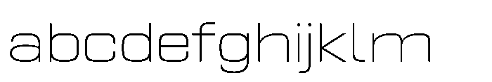 Prolinea Thin FONT