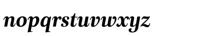 Prolog Barock Bold Italic Font LOWERCASE