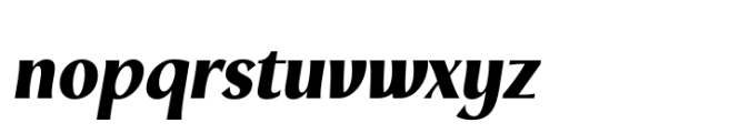 Prolog Hybrid Black Italic Font LOWERCASE