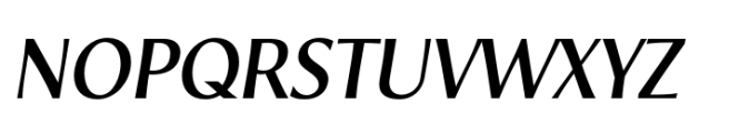 Prolog Hybrid Medium Italic Font UPPERCASE