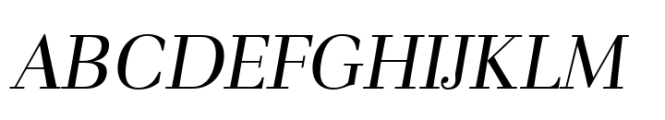 Prolog Modern Italic Font UPPERCASE