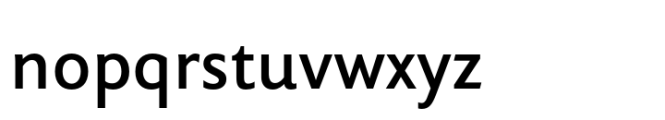 Prolog Sans Medium Font LOWERCASE