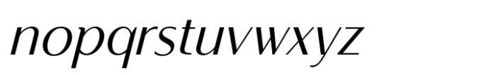 Promag Fonts Duo Light Oblique Font LOWERCASE