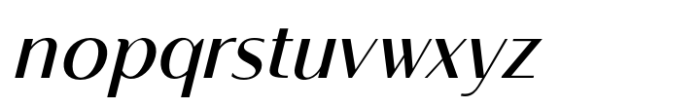 Promag Fonts Duo Medium Oblique Font LOWERCASE