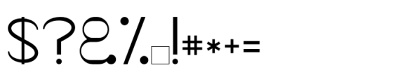 Promaxa Regular Font OTHER CHARS