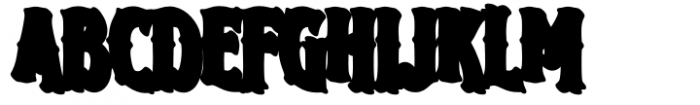 Promethium Extruded Font UPPERCASE